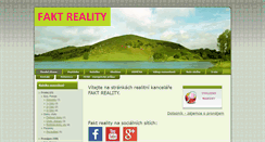 Desktop Screenshot of faktreality.cz